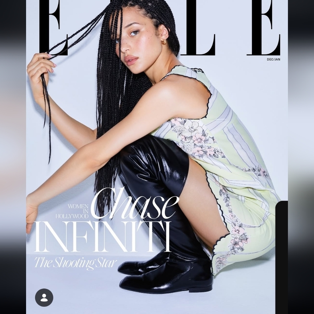 Elle Magazine with Chase Infiniti cover
